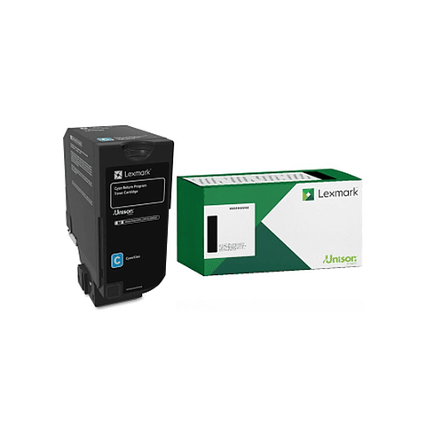 Toner 10.5K -Cyan Return Program Toner Cartridge 71C8HC0