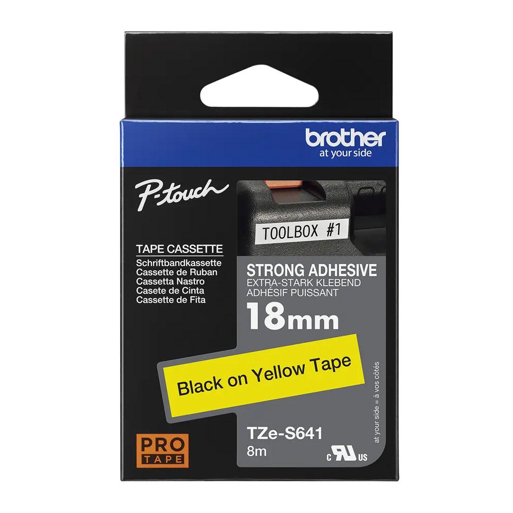 Cinta Brother Tze-S641 Rotuladora Amarilla TZES641 1