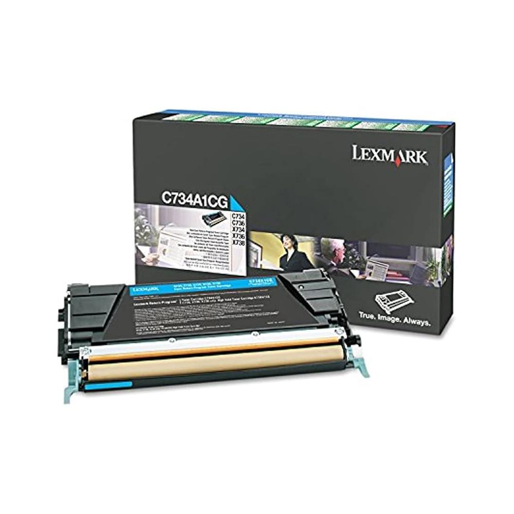 Toner C734A1Cg Cyan Toner Cartridge 6K C734A1CG 1
