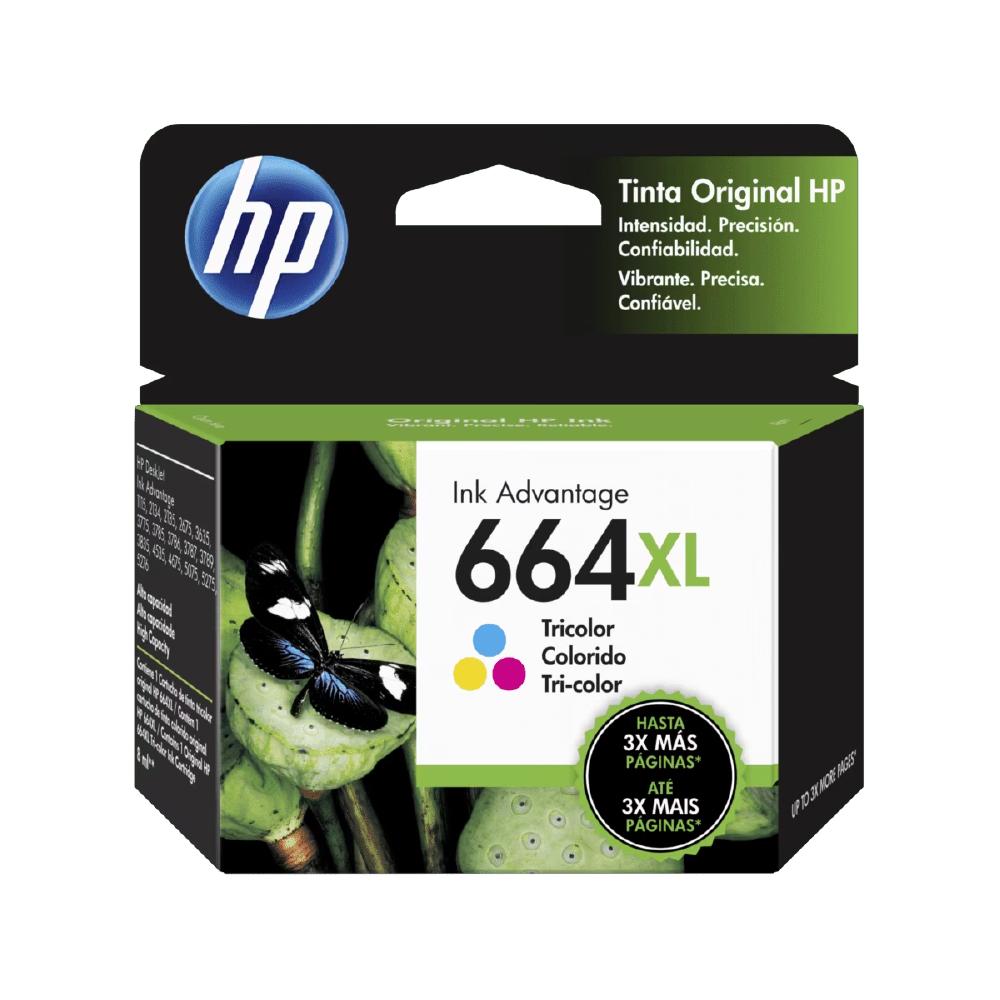Tinta Hp 664 Xl Tri-Color Ink Cartridge F6V30AL 1