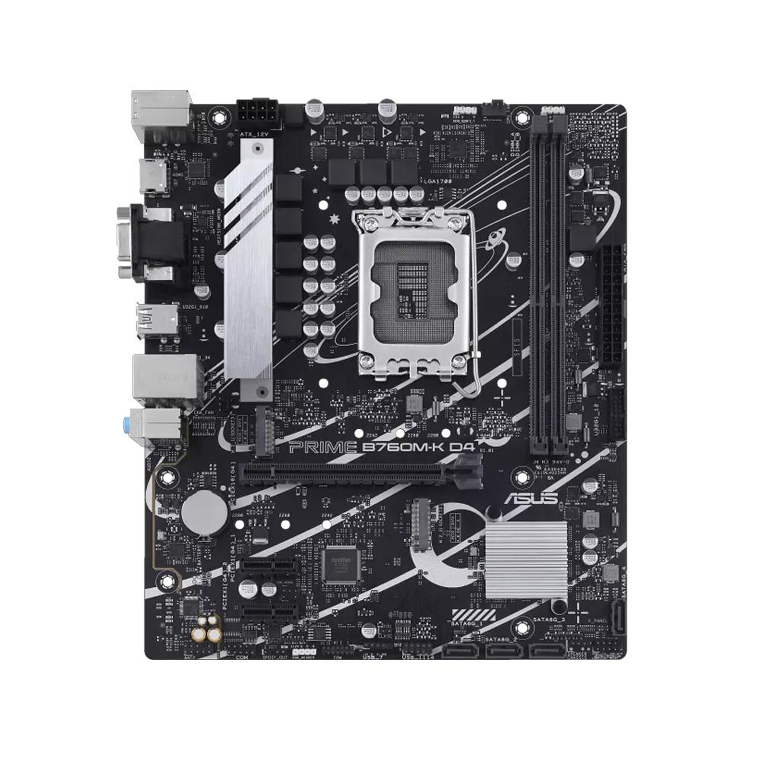 Tarjeta Madre Asus Prime B760M-K D4 Lga 1700 PRIME B760M-K D4 1