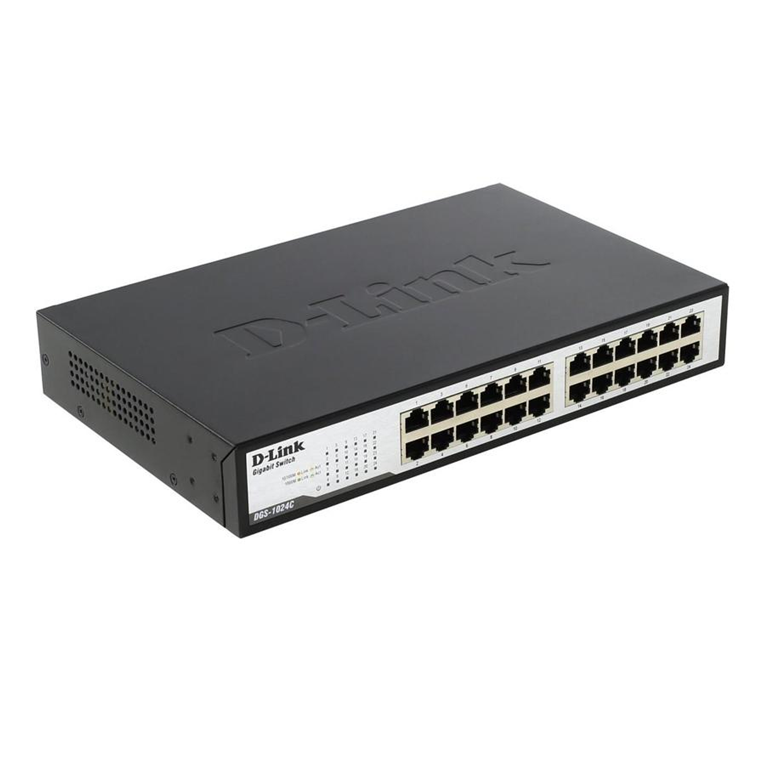 Switch D-Link 24-Port 10/100/1000Mbps Unmanged DGS-1024C 1