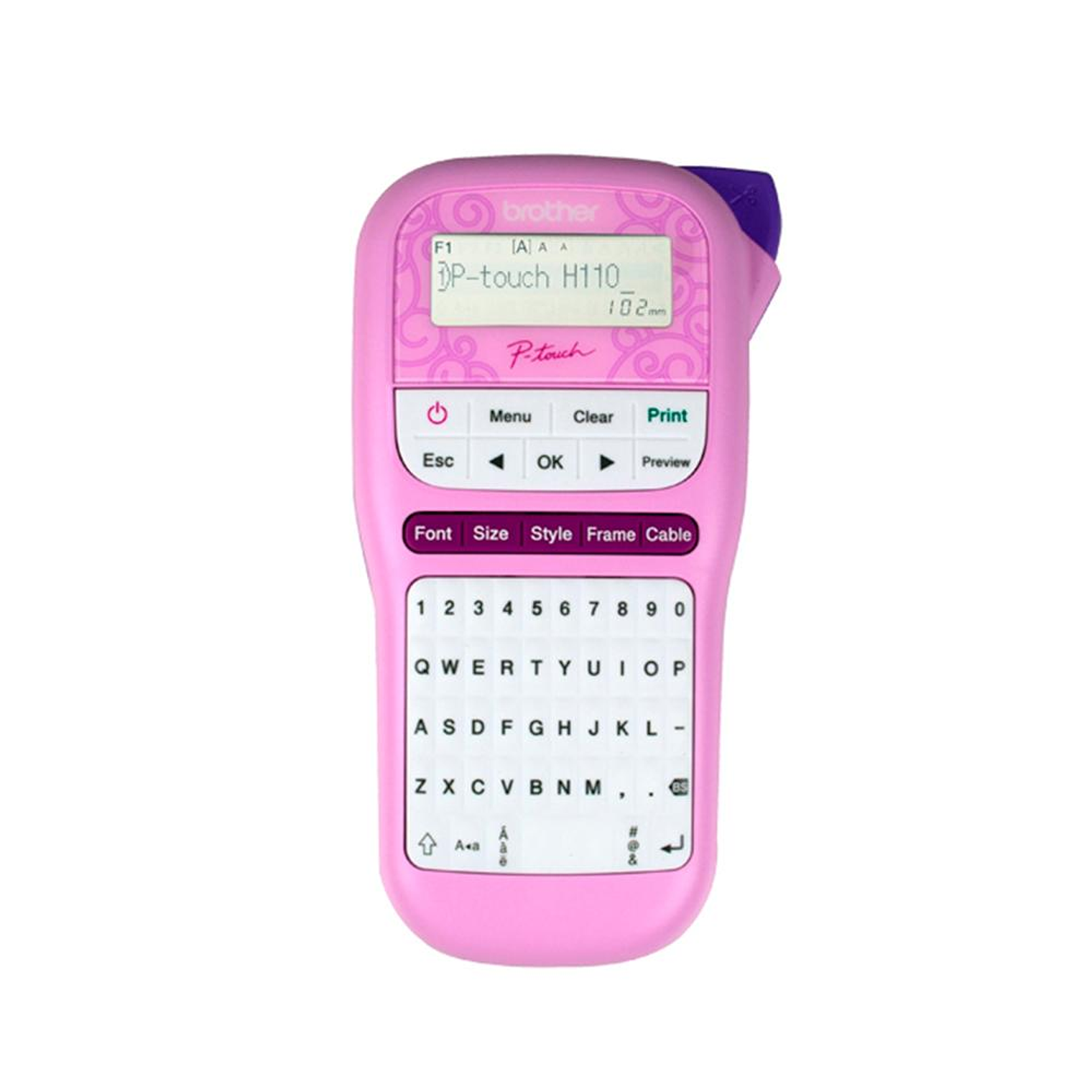 Rotuladora Brother Ptouch Rosada PTH110PK 1