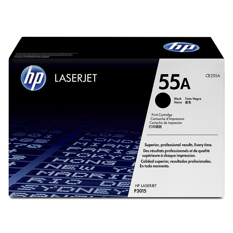 Toner Cartucho Original De Negro Hp 55A CE255A 1