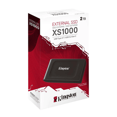 Disco Duro Ssd Externo 2Tb Usb 3.2 Gen 2 Xs1000 Po SXS1000/2000G