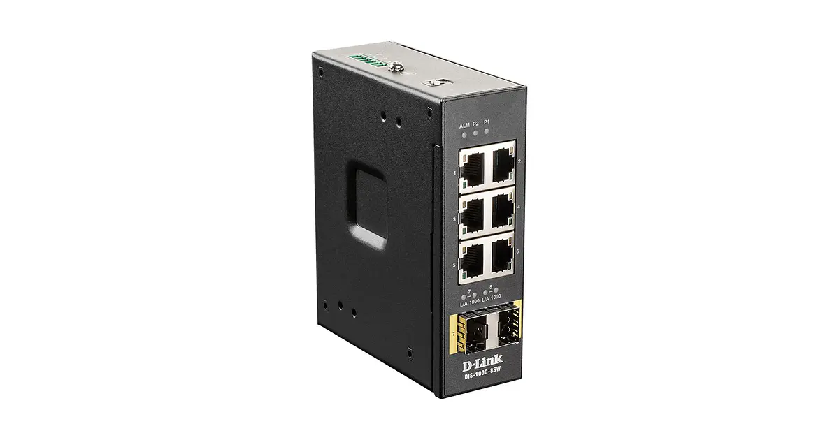 Switch 8-Port Gigabit Unmanaged Industrial DIS-100G-8SW