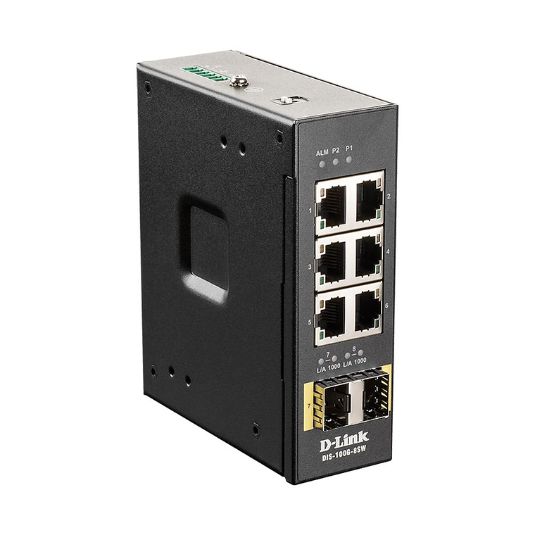 Switch 8-Port Gigabit Unmanaged Industrial DIS-100G-8SW 1