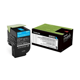 Toner Cyan Cx510 80C8XC0
