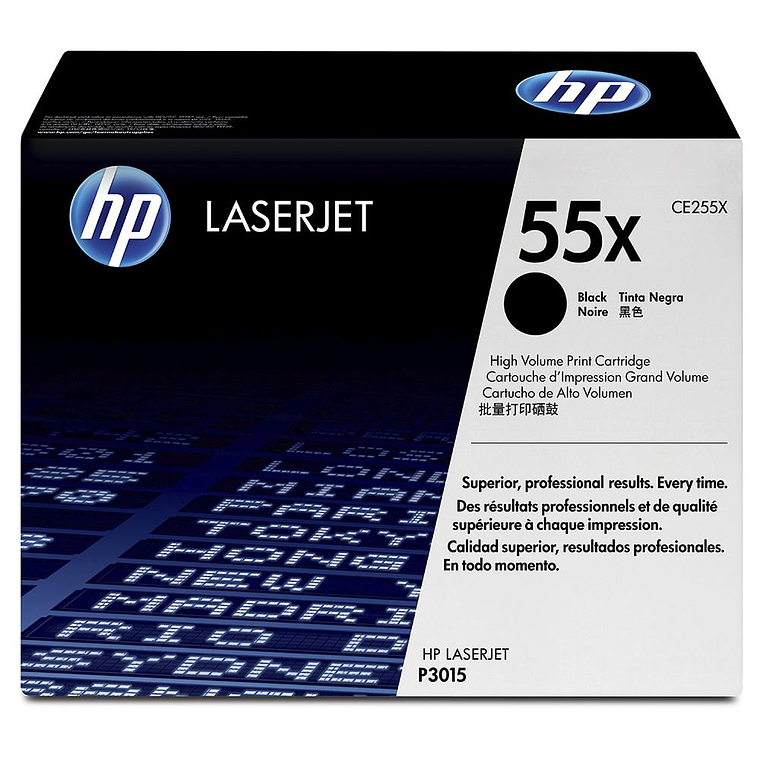 Toner Hp 55X High Yield Black Original Laserjet CE255X 1