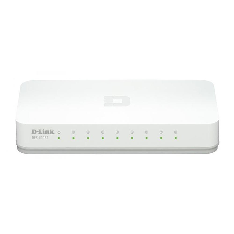 Switch 8-Port 10/100Mbps Unmanaged DES-1008C 1