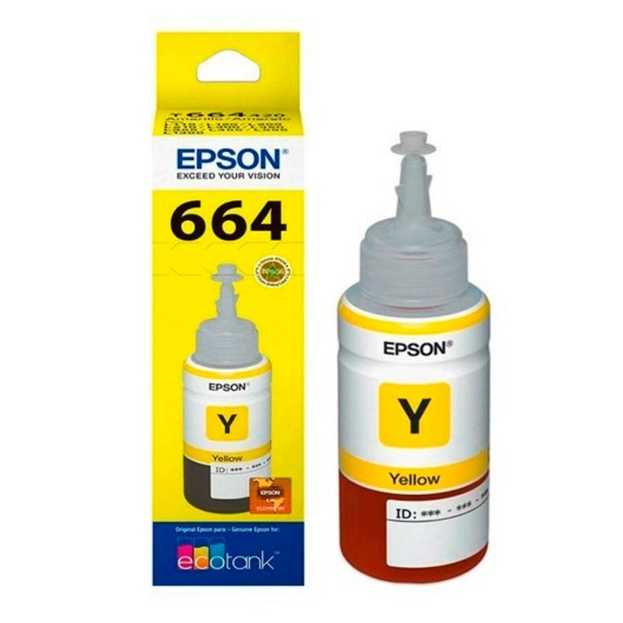 Tinta L200/L110/L210/L355/L555/L565 - Yellow Ink T664420-AL 1