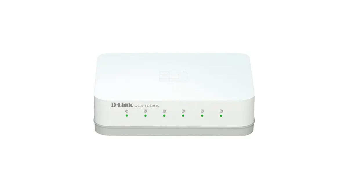 Switch 5-Port 10/100/1000Mbps Unmanaged DGS-1005A - ASC P...