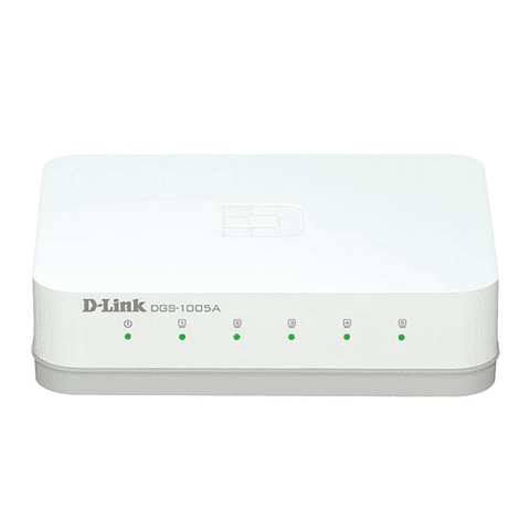 Switch 5-Port 10/100/1000Mbps Unmanaged DGS-1005A