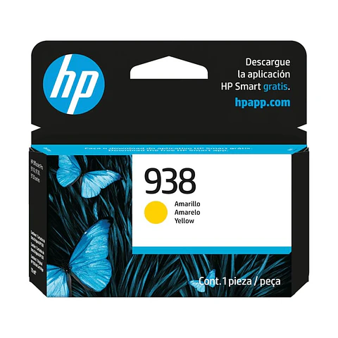Tinta Hp 938 Yellow Original Ink Cartridge 4S6X7PL