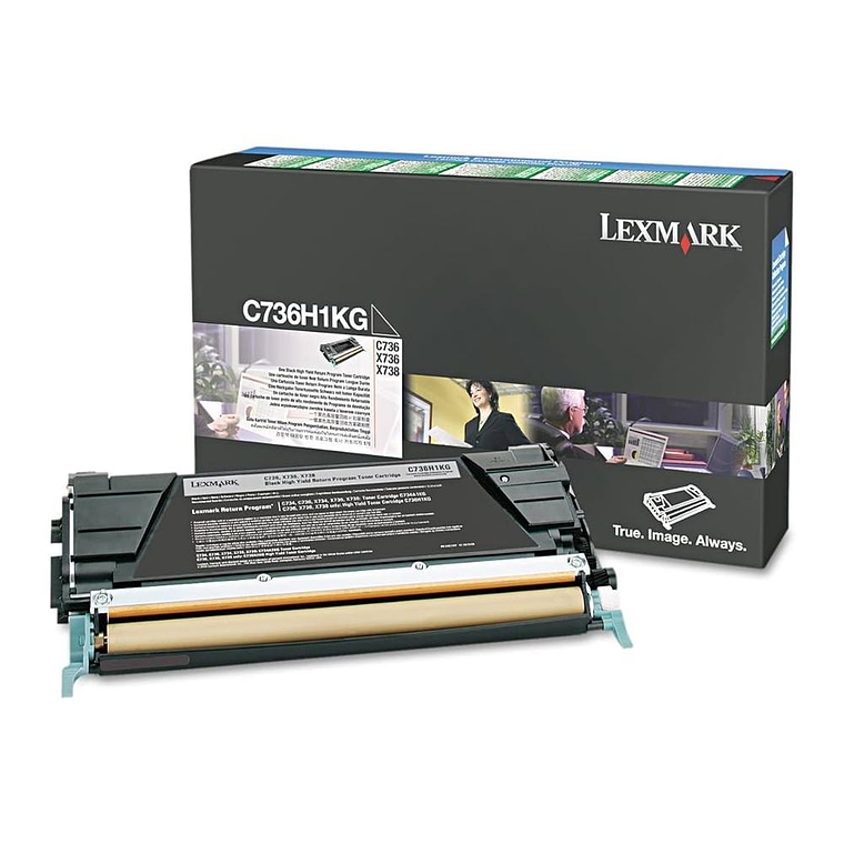 Toner Black High Cartridge 12K C736H1KG 1