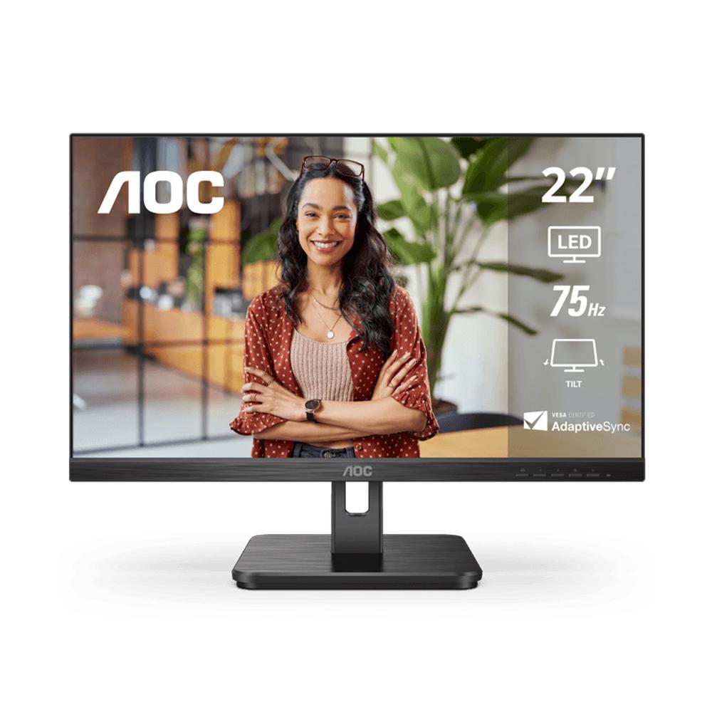 Monitor 22 Pulg Full Hd 75 Hz 4Ms Va Hdmi Vesa 22E2HM 1