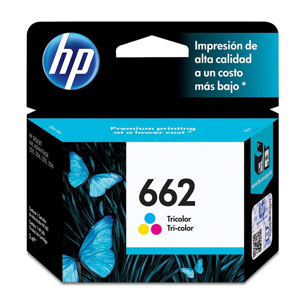 Tinta Hp 662 Tri-Color Ink Cartridge CZ104AL 1
