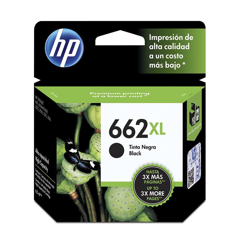 Tinta Hp 662Xl Black Ink Cartridge CZ105AL 1
