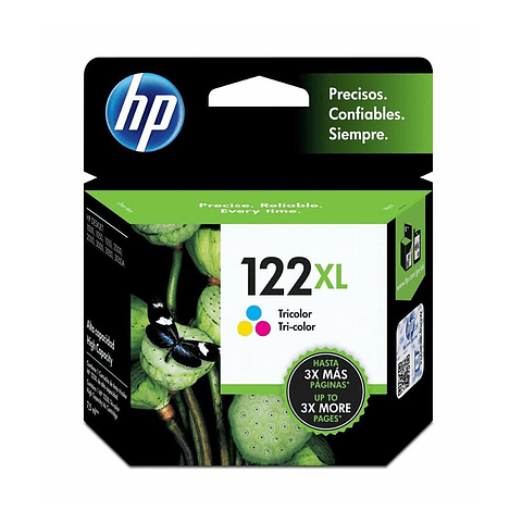 Tinta Hp 122Xl P/Tri-Color Ink Cartridge CH564HL