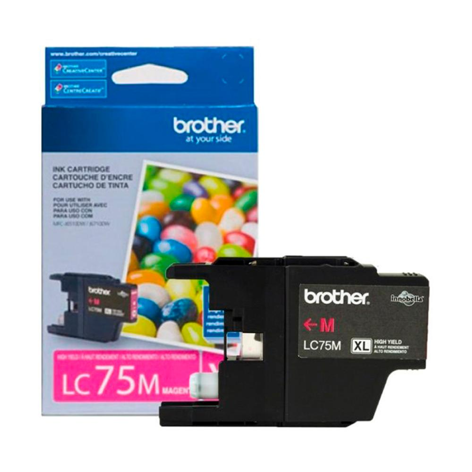 Tinta Cartridge Brother Lc-75 Magenta (Mfc-J6710 LC75M 1