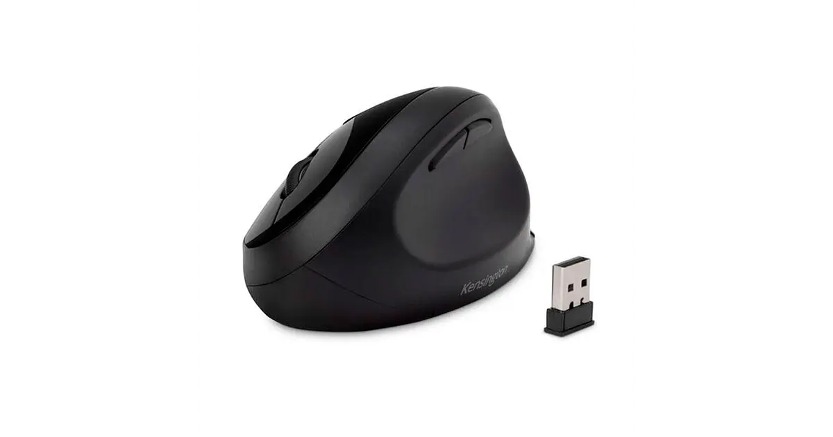 Mouse Ergonomico Pro Fit Inalambrico Negro K75404 - ASC P...
