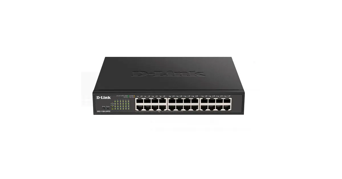 Switch D-Link 24-Ports Gigabit 12 P DGS-1100-24PV2 - ASC ...