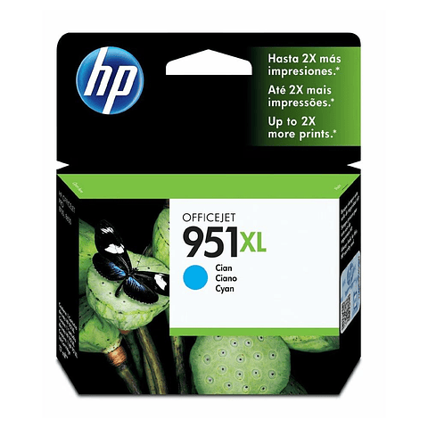 Tinta Hp 951Xl Cyan Officejet Ink Cartridge CN046AL