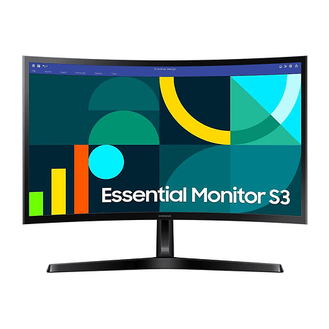 Monitor Ls24D366 Samsung 24 Curvo LS24D366GALXZS
