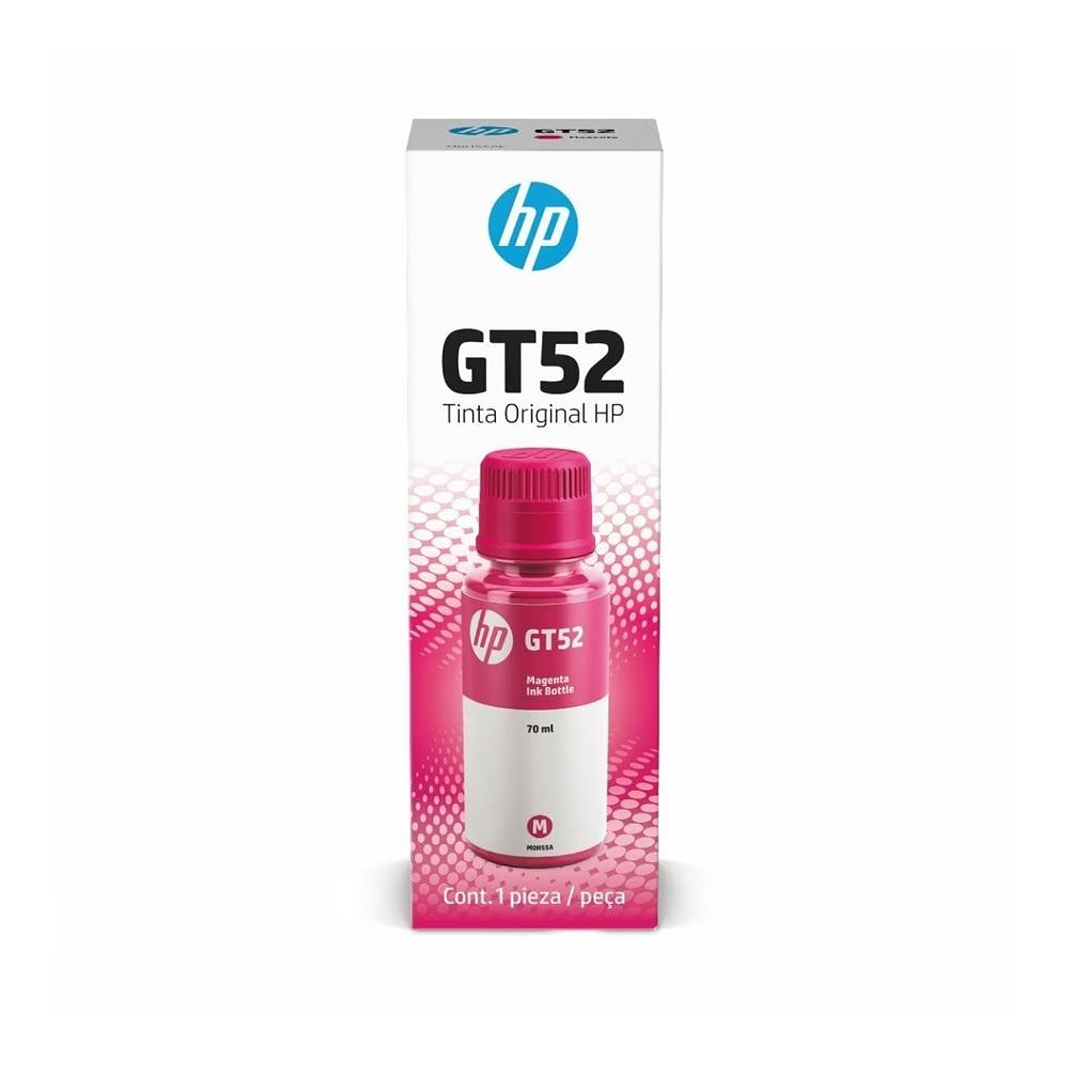 Tinta Hp Gt52 Magenta Original Ink Bottle M0H55AL 1