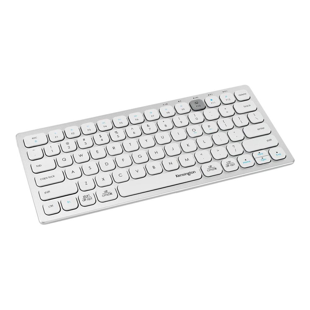 Teclado Inalambrico Compacto Bluetooth Blanco 27733 - K75504US 1
