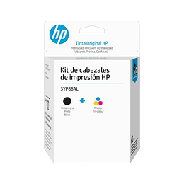 Kit Cabezales Hp Tri-Color/Black Gt Printhead Kit 3YP86AL
