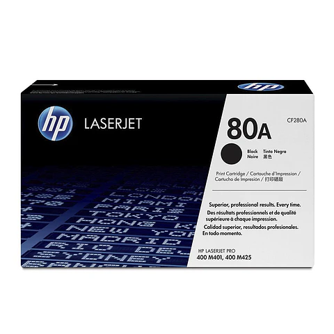 Toner Hp Laserjet Pro M401/M425 2.7K Blk CF280A