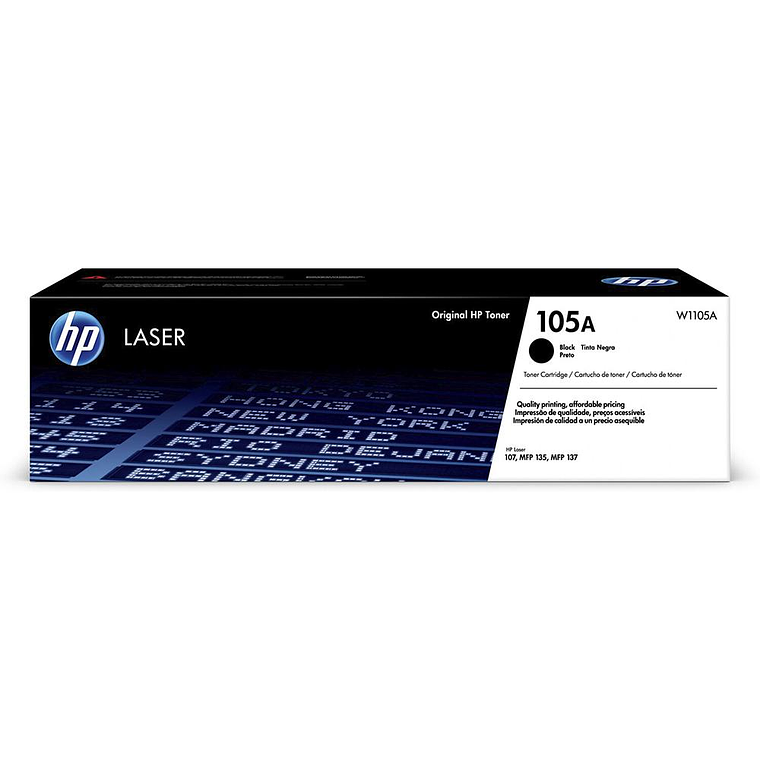 Toner Hp 105A Black Original Laser W1105A 1