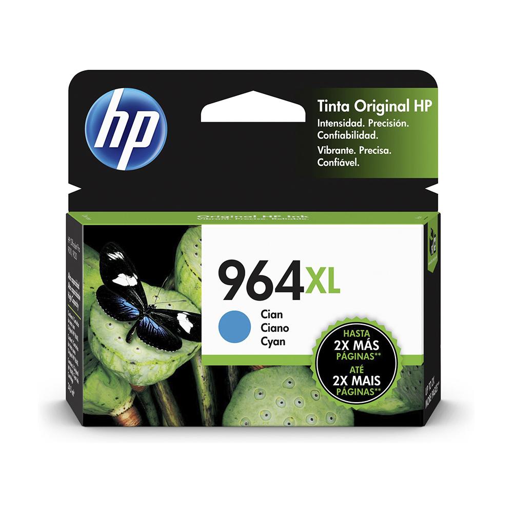 Tinta Cartucho De De Alta Hp 964Xl Cian 3JA54AL 1