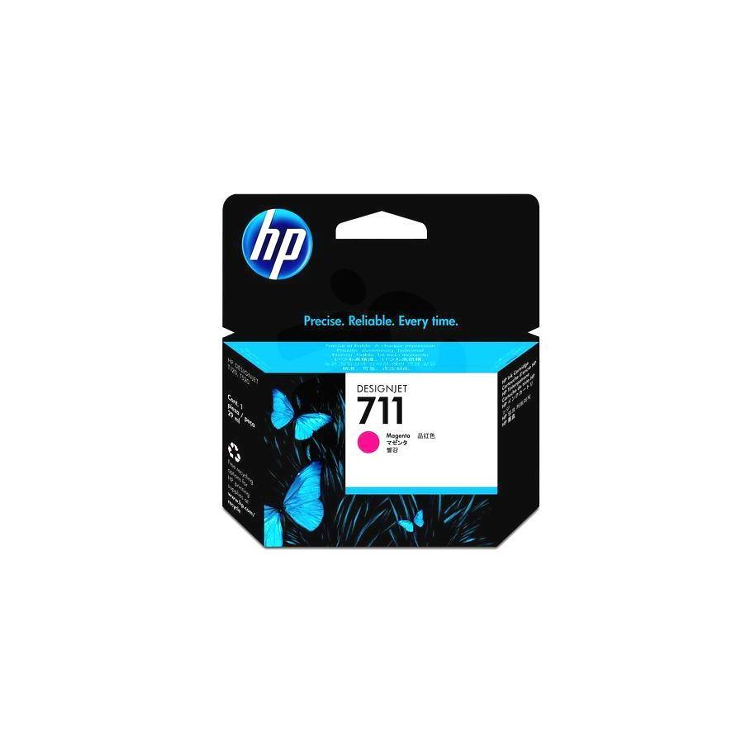 Tinta Hp 711 Magenta Ink Cartridge (29 Ml) CZ131A 1