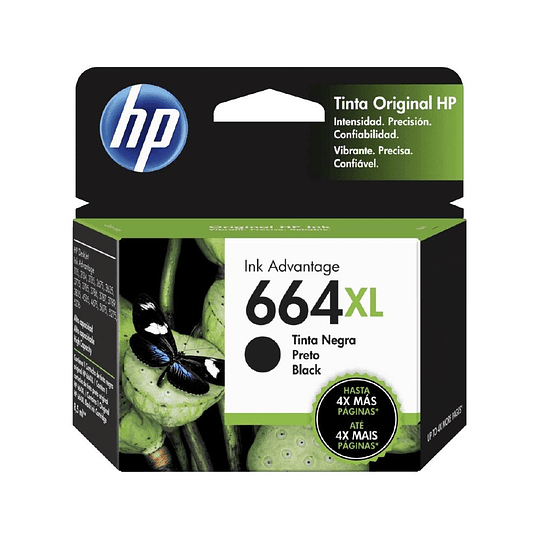Tinta Hp 664 Xl Black Ink Cartridge