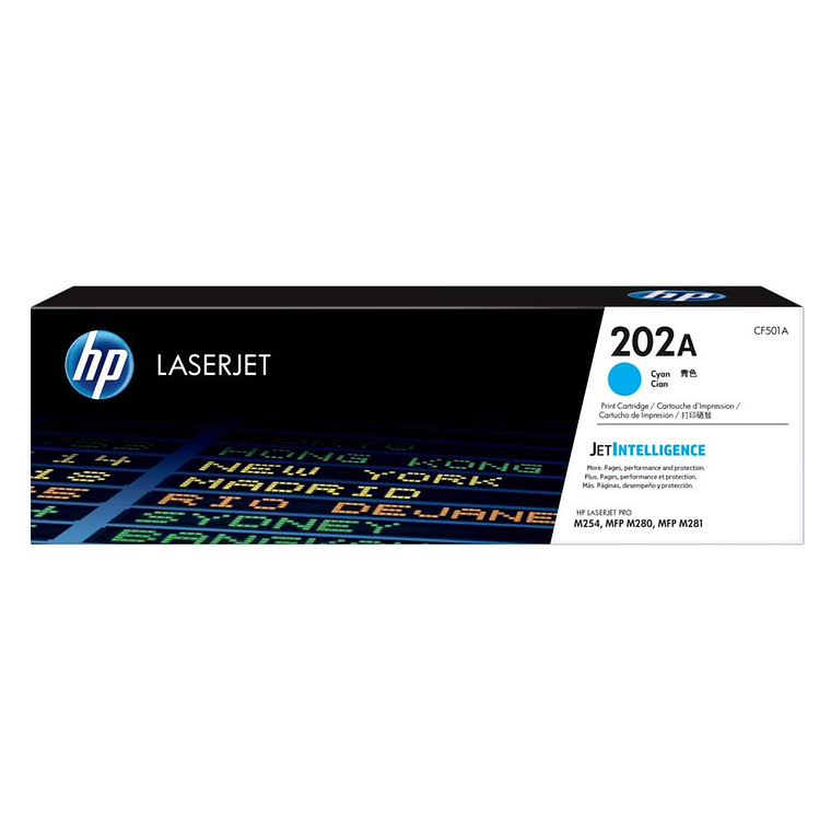 Toner Cartucho De Cyan De Hp 202A Laserjet CF501A 1