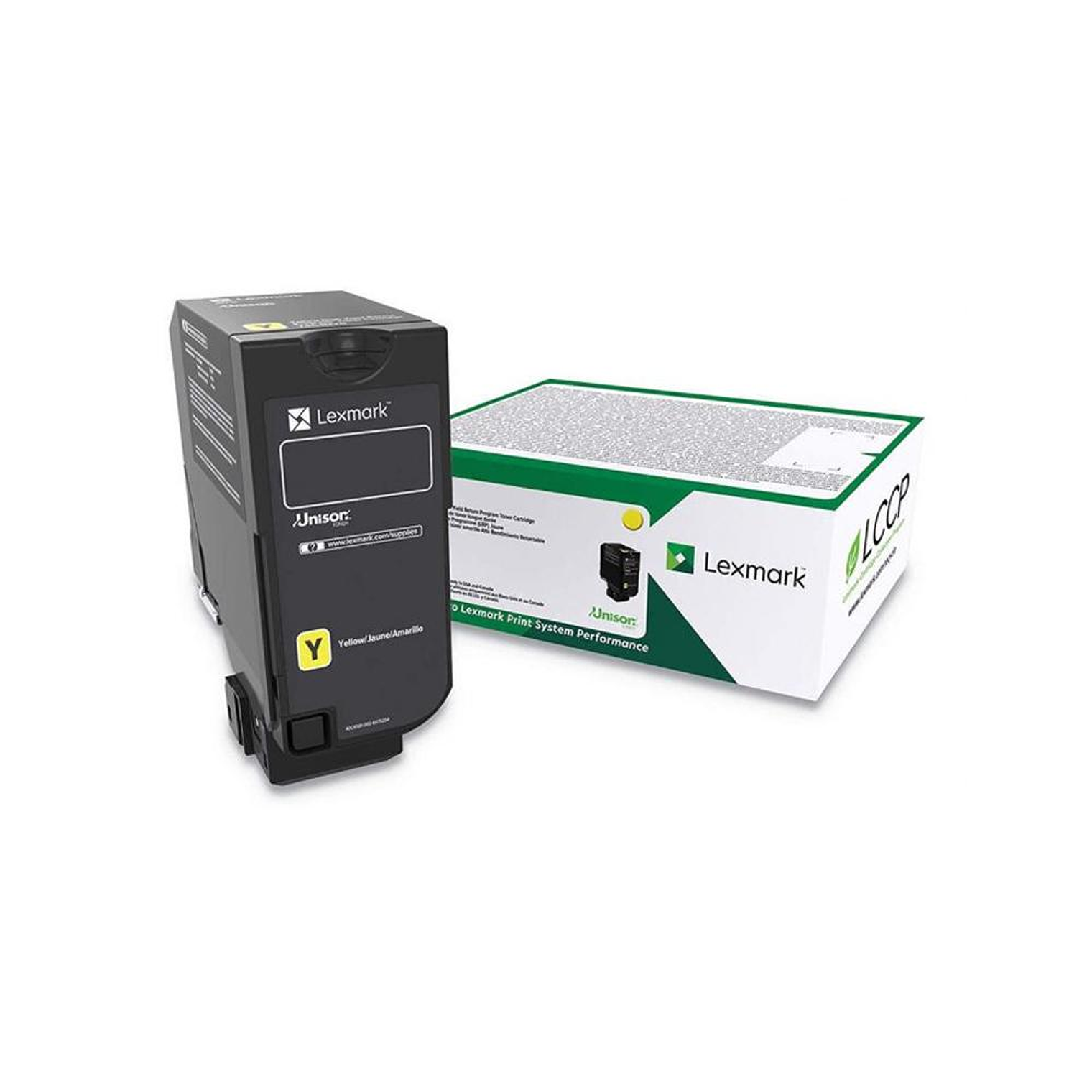 Toner 10.5K -Yellow Return Program Toner Cartridge 71C8HY0 1