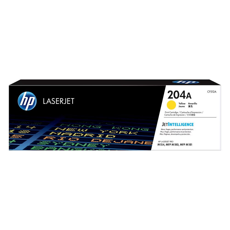 Toner Cartucho Amarillo De Hp 204A Laserjet CF512A 1