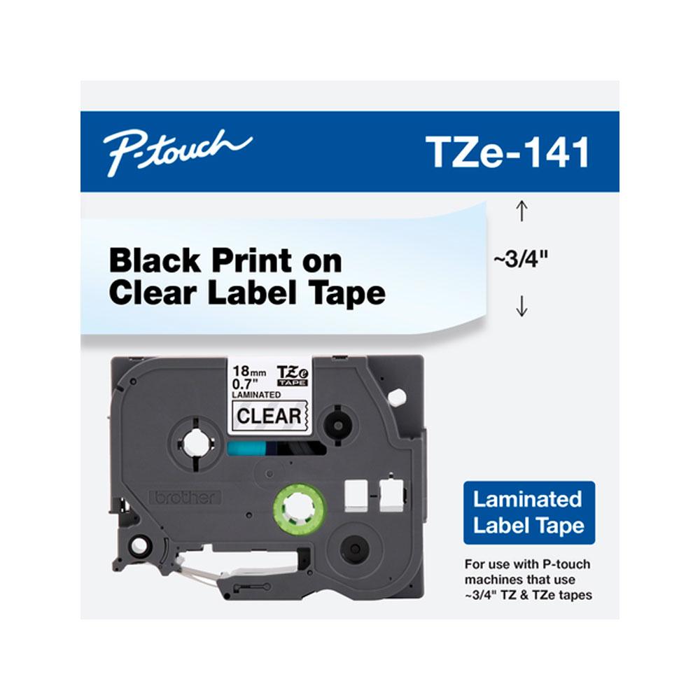 Cinta Brother Tze141 Texto Negro Fondo Transparent 1