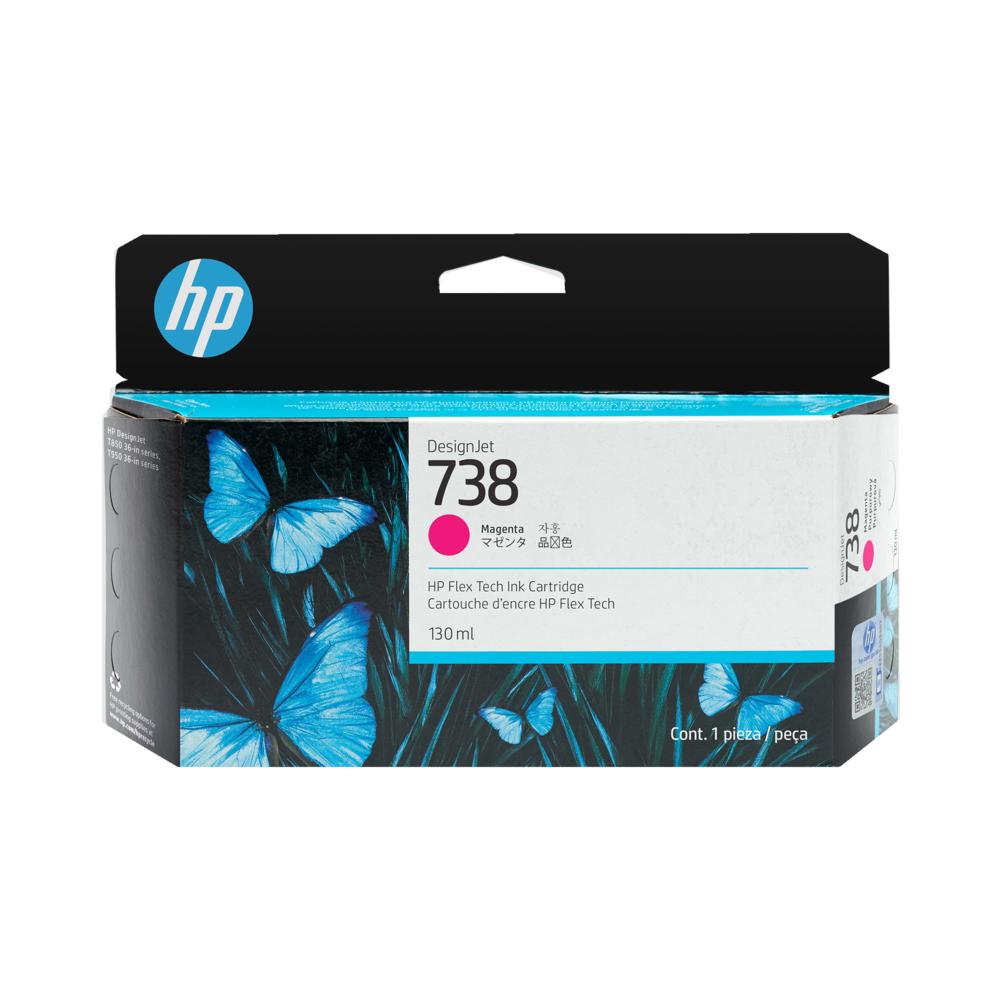 Tinta 130-Ml Magenta Designjet Ink Cartridge 498N6A 1