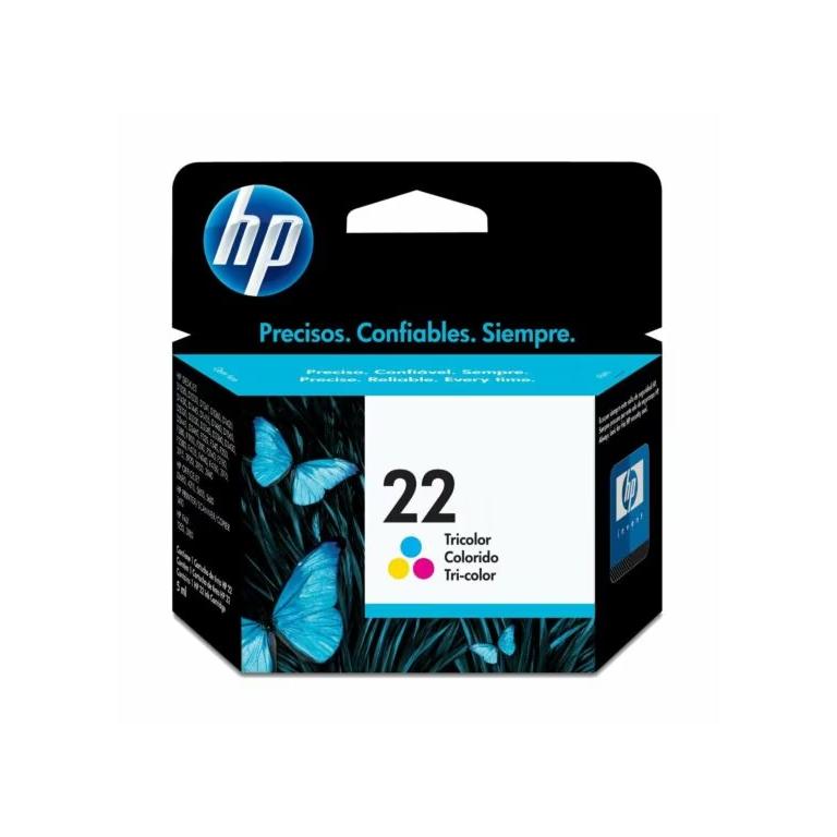 Tinta Hp 22 Tri-Color Inkjet Print Cartridge C9352AL 1