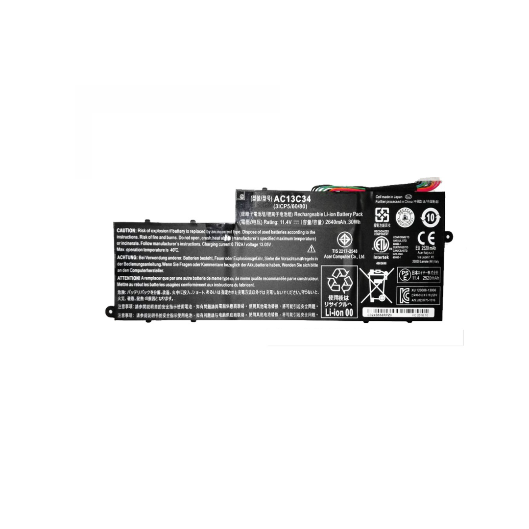 Bateria Acer V5-122P Org 4 Celdas Negro Inter Ac13C34 1