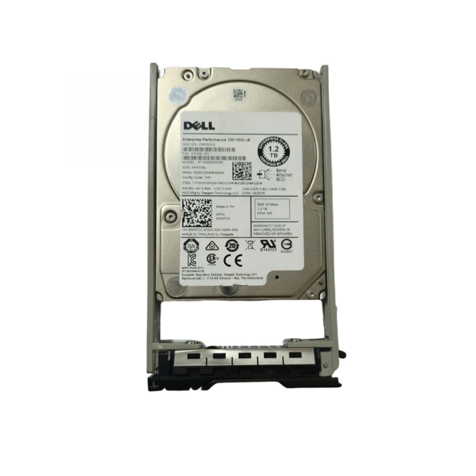 Disco Duro Dell 1.2-TB 12G 10K 2.5 SAS 0WXPCX CA 1