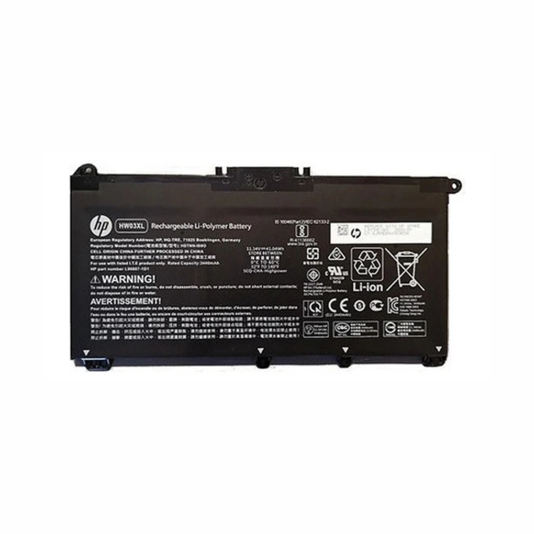 Bateria HP Pavilion 15-Eg 41.04Wh 11.34V 3 Celdas HW03XL L97300-005 1