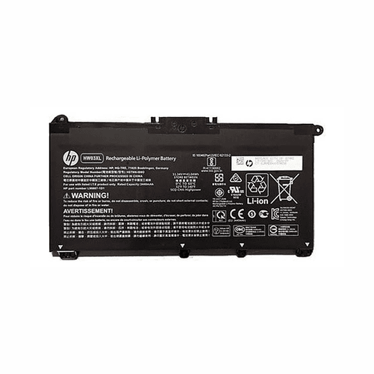 Bateria Hp Pavilion 15-Eg 41.04Wh 11.34V 3 Celdas Hw03Xl L97300-005