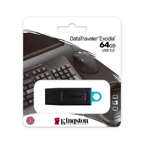 Pendrive Kingston USB3.2Gen1 DataTraveler Exodia M DTXM/64GB