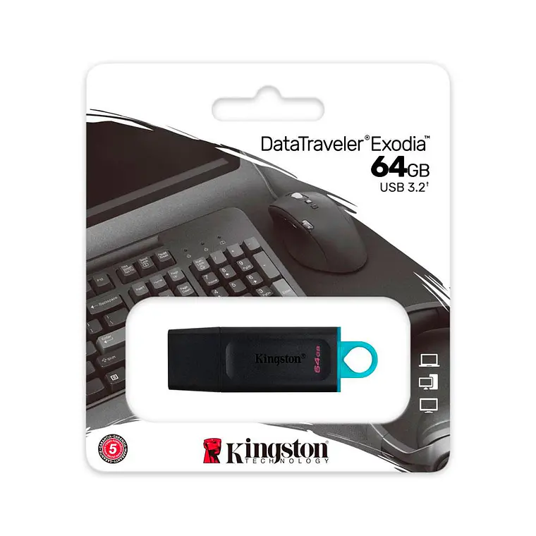 Pendrive Kingston USB3.2Gen1 DataTraveler Exodia M DTXM/64GB 1
