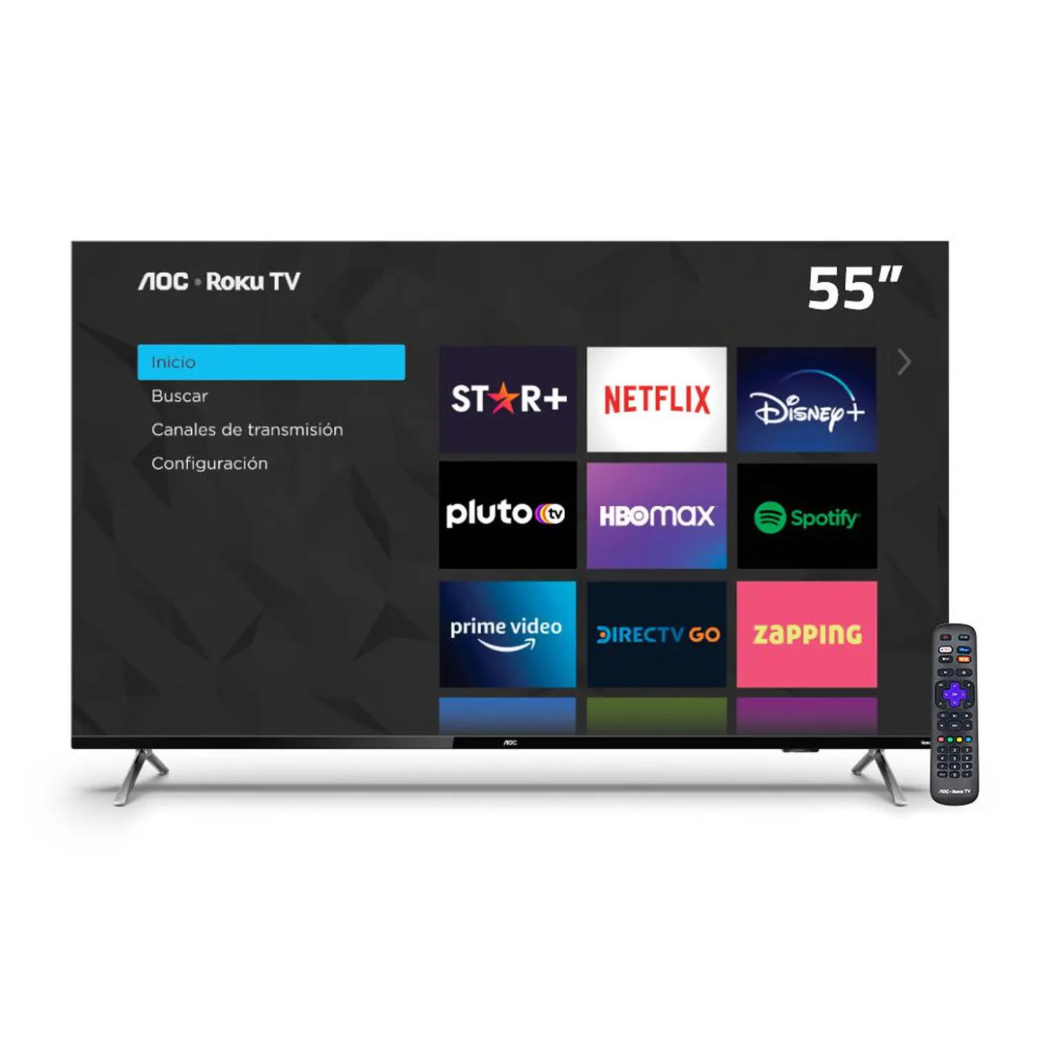 Smart TV AOC Roku TV LED 55 UHD 4K 55U6125 1