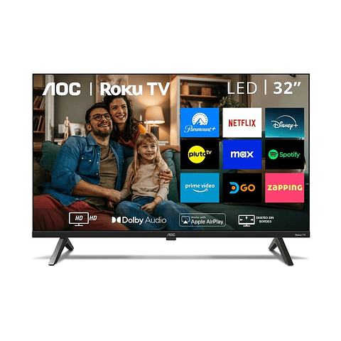 Smart TV AOC Roku TV LED 32 HD (32S5045) 32S5045